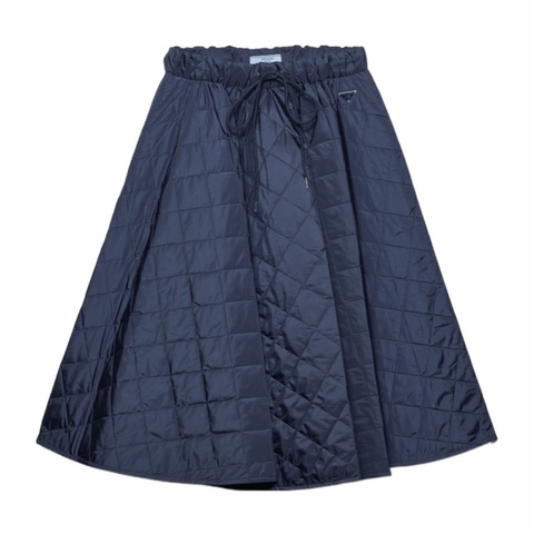 Prada 女士 Re-Nylon 圓裙IT-36 IT-38 IT-40 IT-42 IT-44碼模特身高180CM，穿38碼