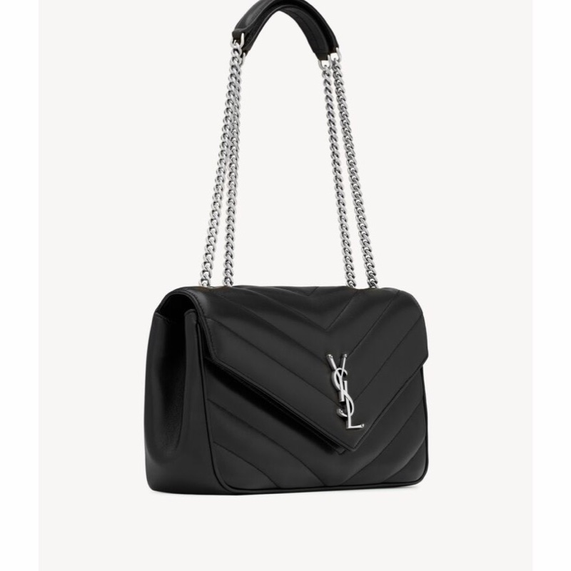 Saint Laurent 女士 loulou中號絎縫小羊皮單肩包均碼碼中號、29cm*8cm*17cm-3