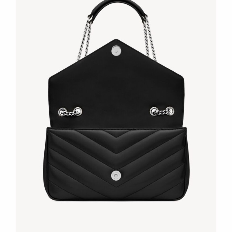 Saint Laurent 女士 loulou中號絎縫小羊皮單肩包均碼碼中號、29cm*8cm*17cm-4