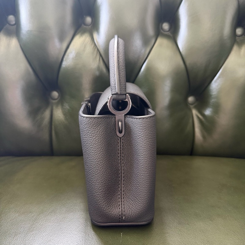 LOUIS VUITTON CapucinesLV 卡普辛 新款橫版迷你全黑-2