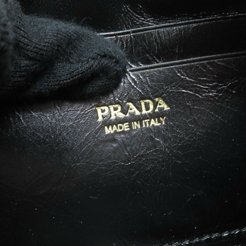 黑色 牛皮 Pouch 拉鍊長夾 1MB051【PRADA普拉達】 1MB051-5