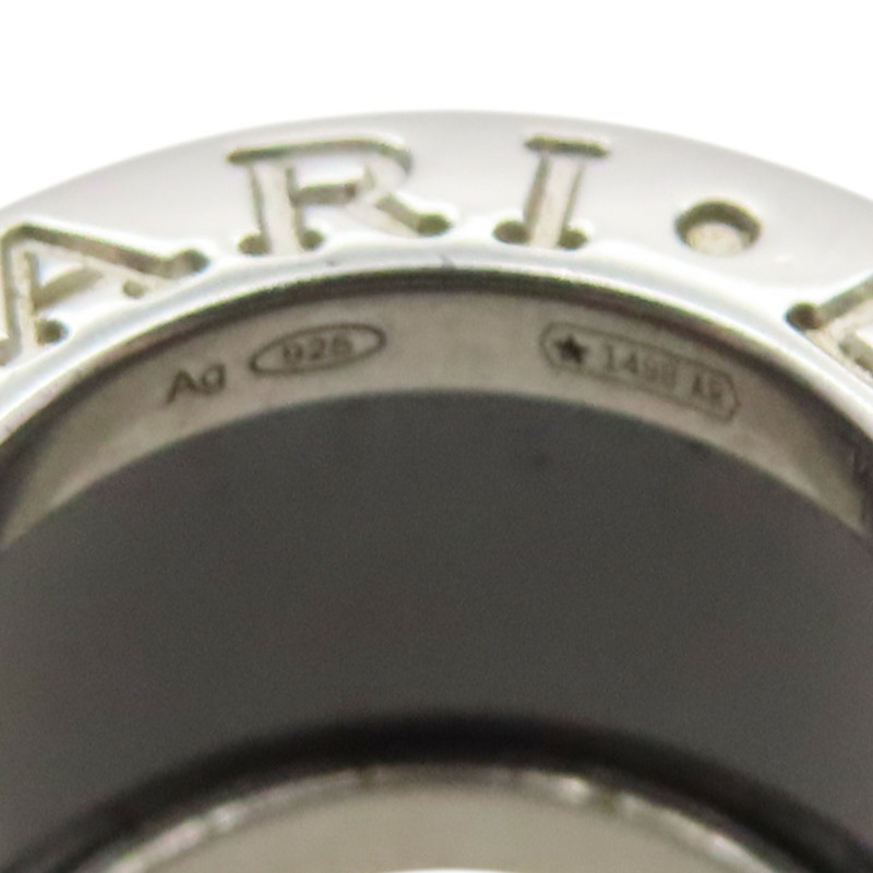 925純銀 黑色陶瓷 Save the Children 項鏈【BVLGARI 寶格麗】 349634-5