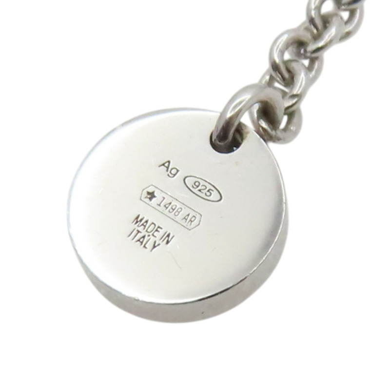 925純銀 黑色陶瓷 Save the Children 項鏈【BVLGARI 寶格麗】 349634-7