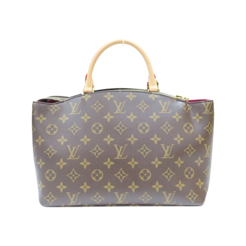 棕色 原花 PVC帆布 Grand Palais 两用包 無鎖頭【LOUIS VUITTON LV 路易威登】 M45898-1