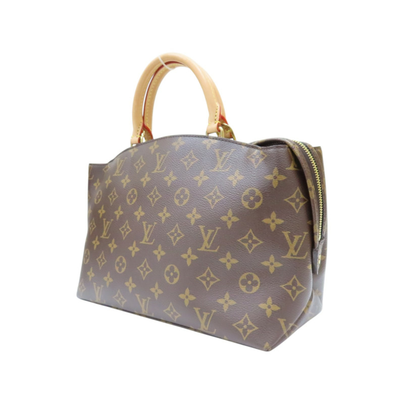 棕色 原花 PVC帆布 Grand Palais 两用包 無鎖頭【LOUIS VUITTON LV 路易威登】 M45898-2