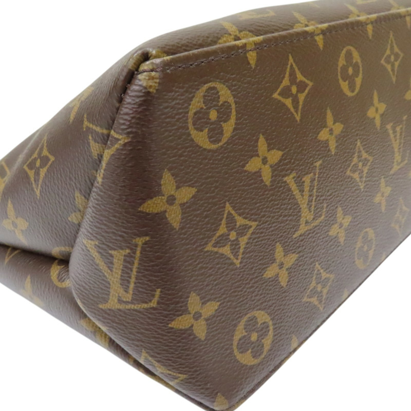 棕色 原花 PVC帆布 Grand Palais 两用包 無鎖頭【LOUIS VUITTON LV 路易威登】 M45898-11