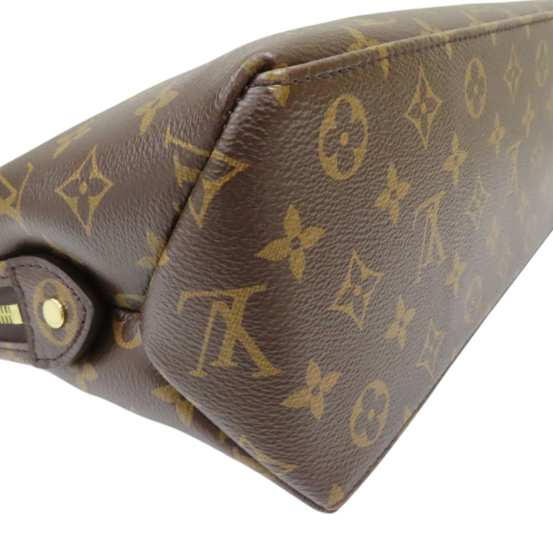 棕色 原花 PVC帆布 Grand Palais 两用包 無鎖頭【LOUIS VUITTON LV 路易威登】 M45898-12