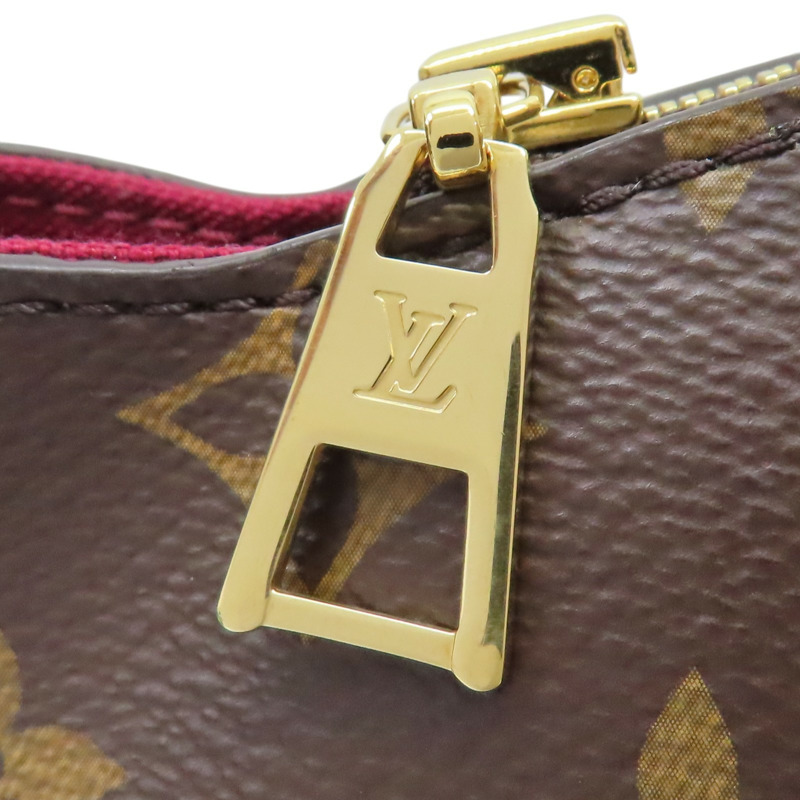 棕色 原花 PVC帆布 Grand Palais 两用包 無鎖頭【LOUIS VUITTON LV 路易威登】 M45898-16