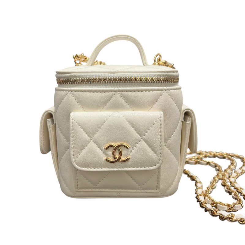 【美收精品】CHANEL白色肩背包 5-236-0