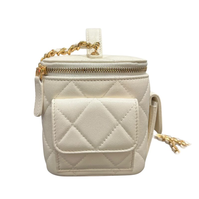 【美收精品】CHANEL白色肩背包 5-236-1