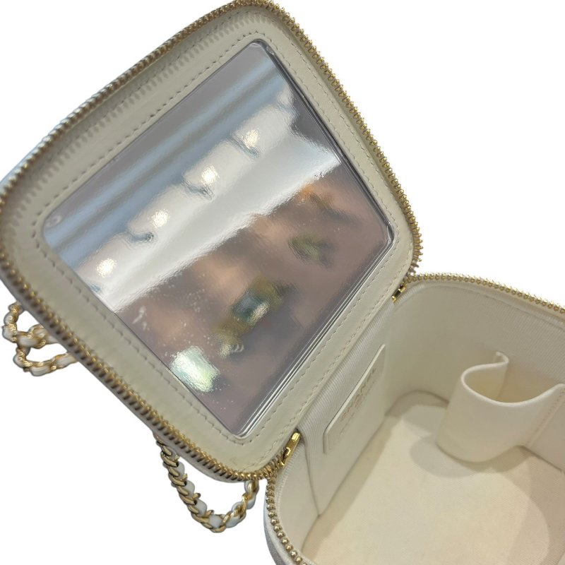 【美收精品】CHANEL白色肩背包 5-236-13