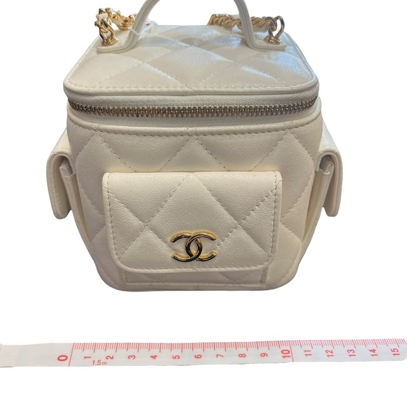【美收精品】CHANEL白色肩背包 5-236-15