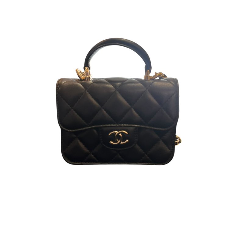 【美收精品】CHANEL黑色肩背包 5-239-1