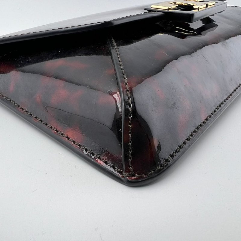 Tory Burch Gigi 漆皮手拿包-14