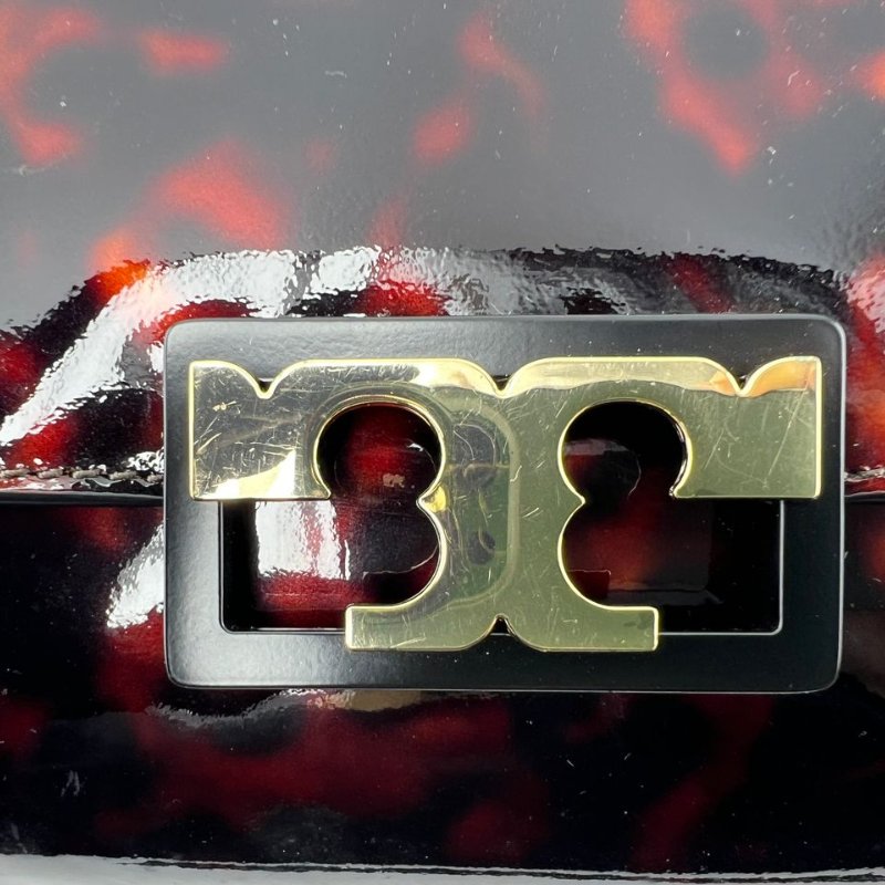Tory Burch Gigi 漆皮手拿包-18