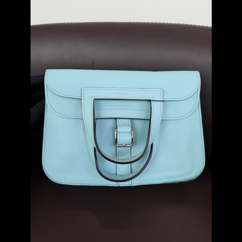 Hermes Halzan mini 
U2微風蓝-1