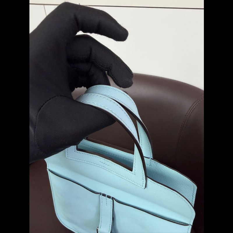 Hermes Halzan mini 
U2微風蓝-13