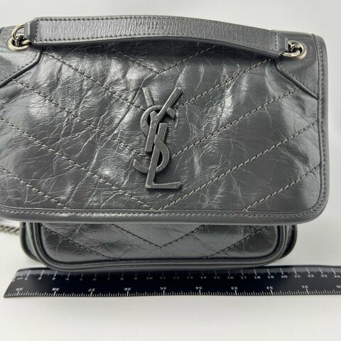 Saint Laurent Niki 附提把迷你鍊條包