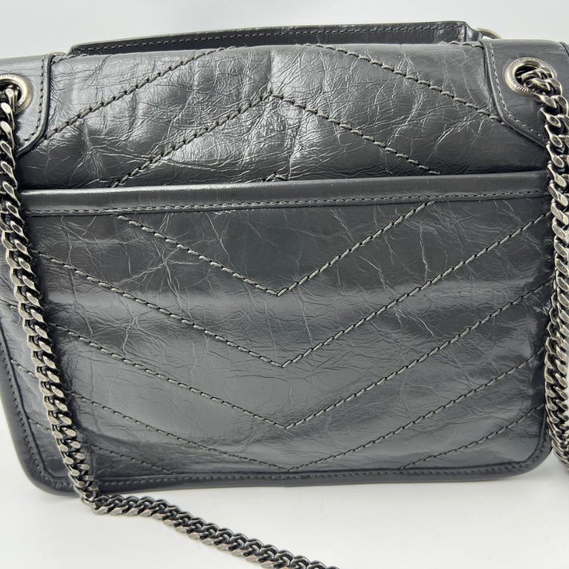 Saint Laurent Niki 附提把迷你鍊條包-8