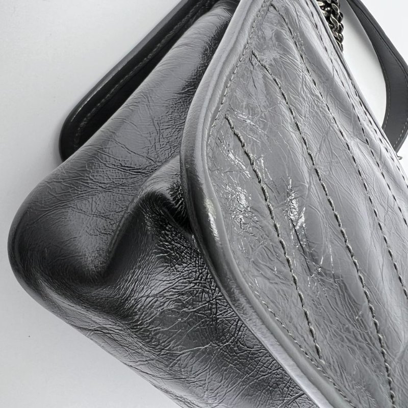 Saint Laurent Niki 附提把迷你鍊條包-11