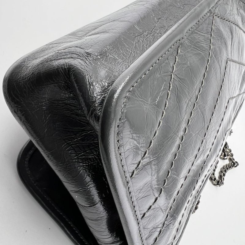 Saint Laurent Niki 附提把迷你鍊條包-12