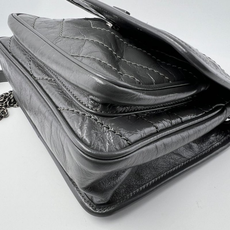 Saint Laurent Niki 附提把迷你鍊條包-13