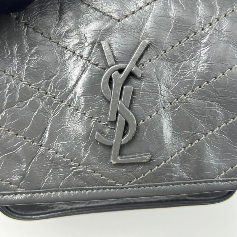 Saint Laurent Niki 附提把迷你鍊條包-17