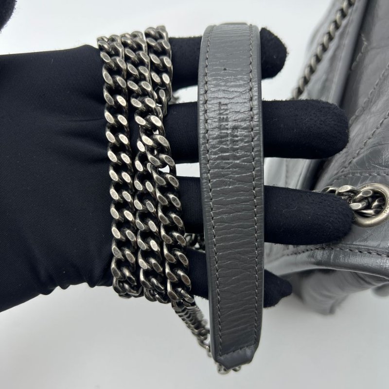 Saint Laurent Niki 附提把迷你鍊條包-19