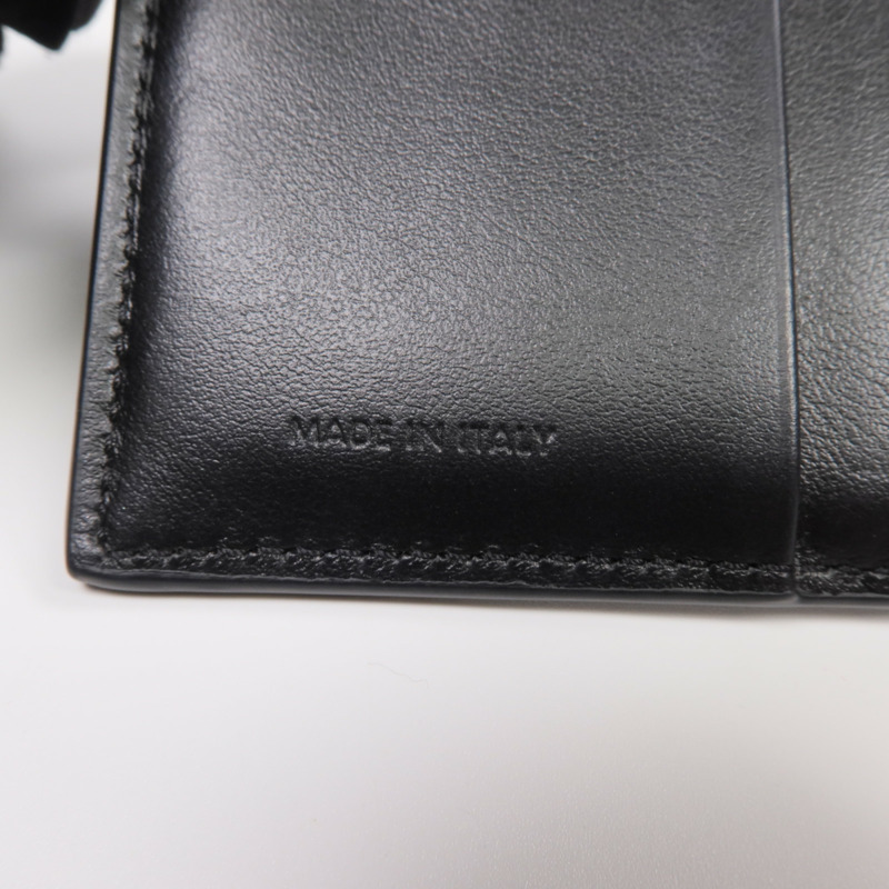 CELINE 牛皮皮革Triomphe Compact Wallet金扣錢包-7