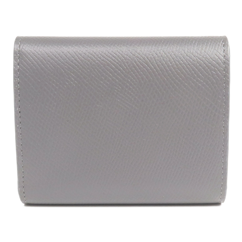 CELINE 牛皮皮革Tri-Fold Wallet金扣錢包-1