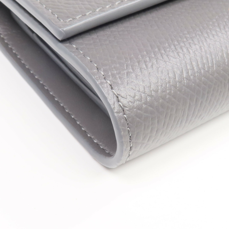 CELINE 牛皮皮革Tri-Fold Wallet金扣錢包-11