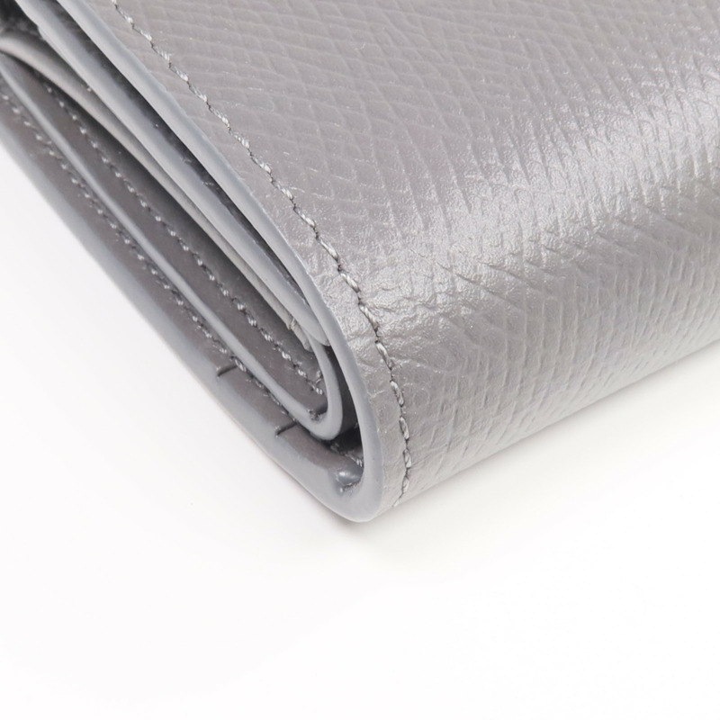 CELINE 牛皮皮革Tri-Fold Wallet金扣錢包-12