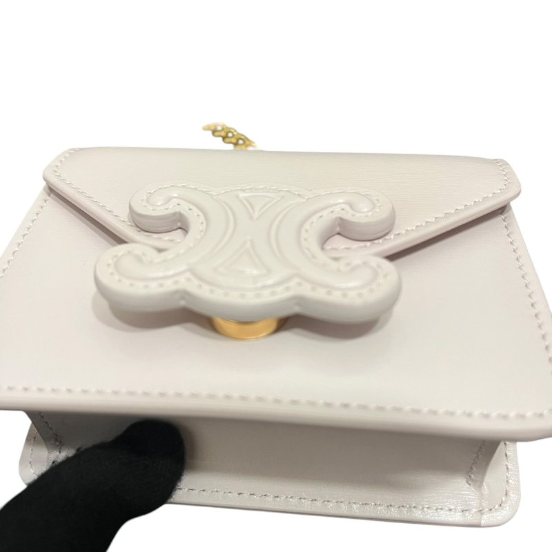 【美收精品】CELINE粉紅色肩背包 5-235-8