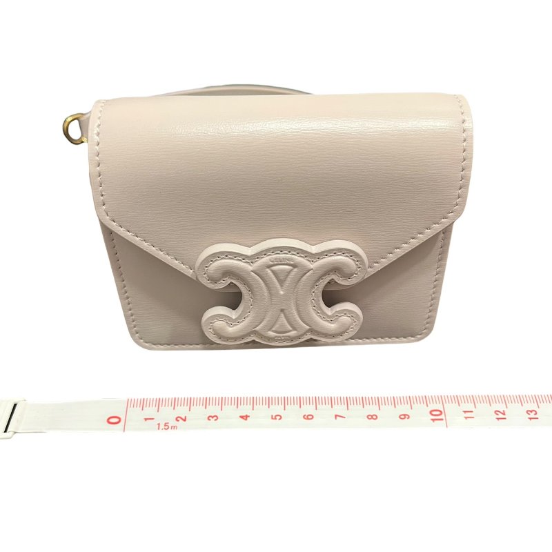 【美收精品】CELINE粉紅色肩背包 5-235-17