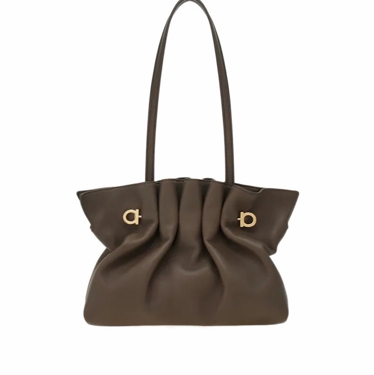 Salvatore Ferragamo 女士 頂部提手單肩包均碼碼27cm*11cm*18cm-1