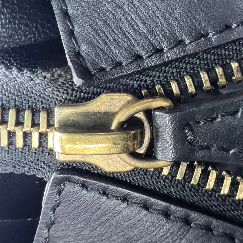 Celine Luggage 帆布拼皮笑臉包-18