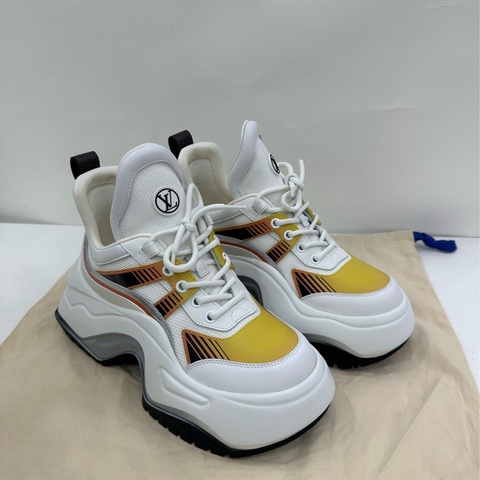 lv路易威登 Archlight女厚底2.0運動鞋 招財拼色細節 休閒鞋 老爸鞋 增高 尺寸36.5