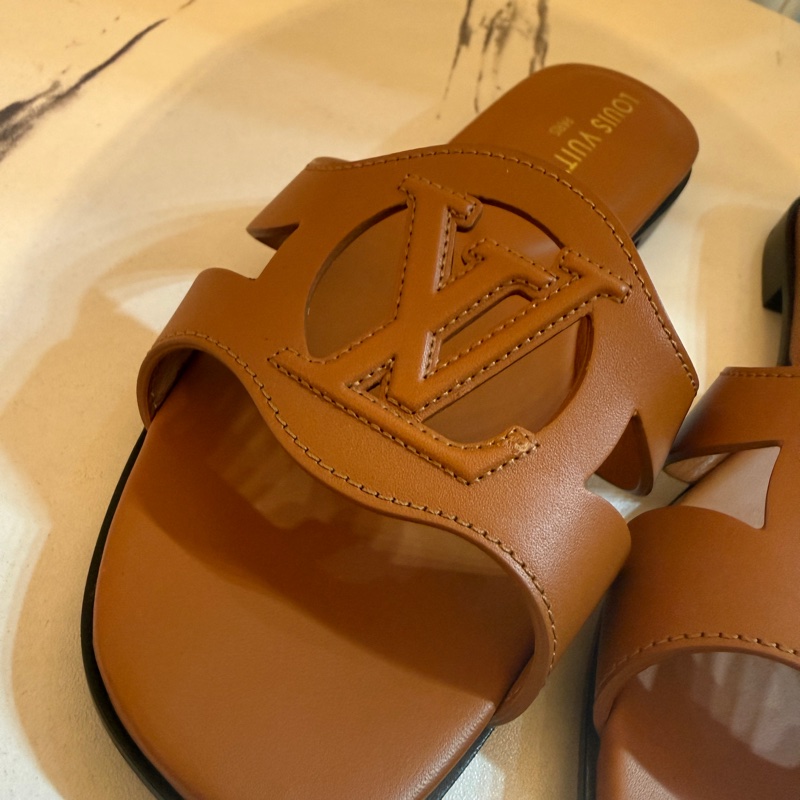lv 焦糖色拖鞋36/37都能穿-2