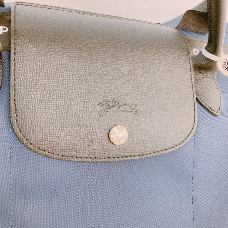MS0624 Longchamp 瓏驤 摺疊 尼龍帆布 大號 墨水藍色 銀扣 Le Pliage Energy Top Handle Size L Eco-Nylon Ink Blue x PHW-10
