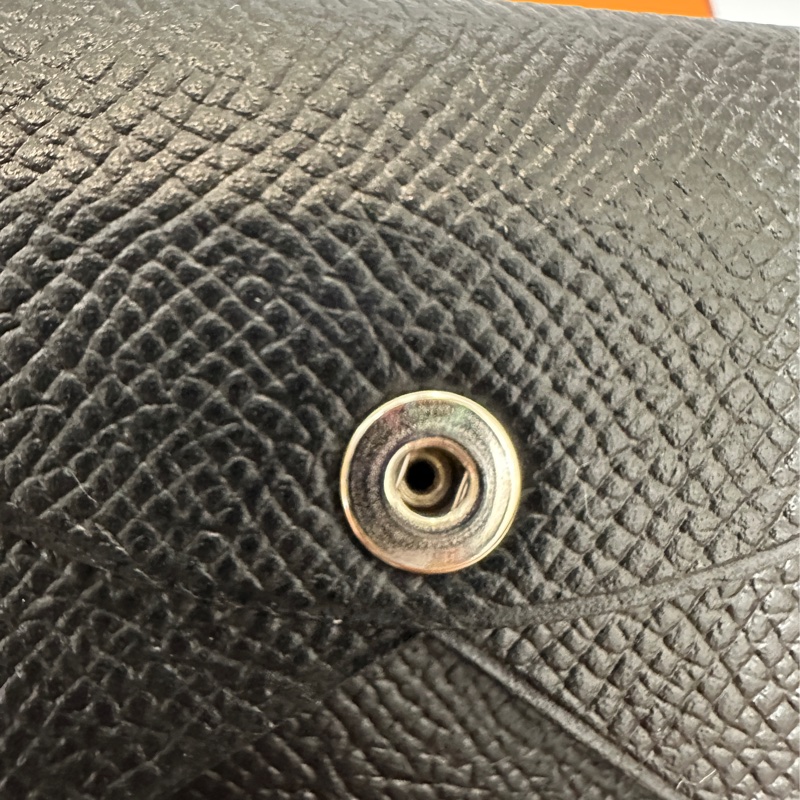 Hermes 黑Epsom銀釦Calvi卡包-9