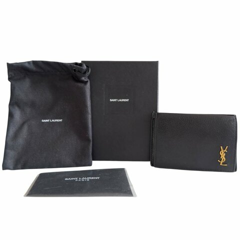SAINT LAURENT YSL Tiny Cassandre 卡片零錢包