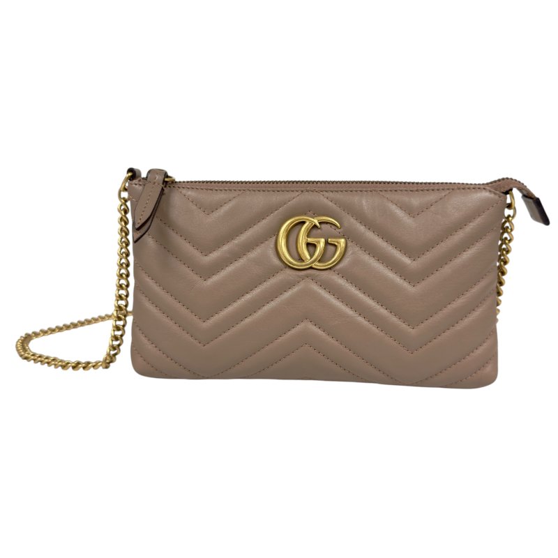 GUCCI GG Marmont 鏈條 斜揹袋-2