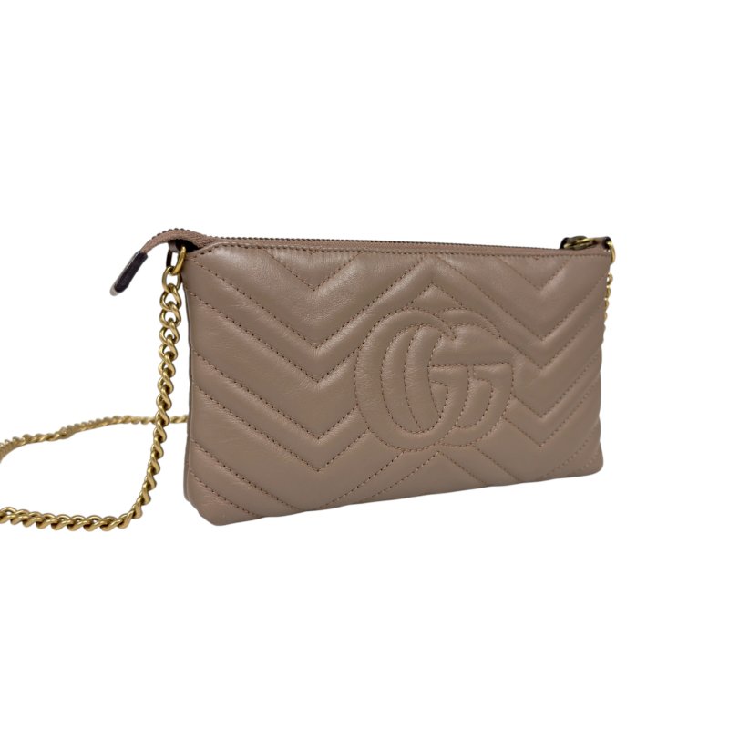 GUCCI GG Marmont 鏈條 斜揹袋-7