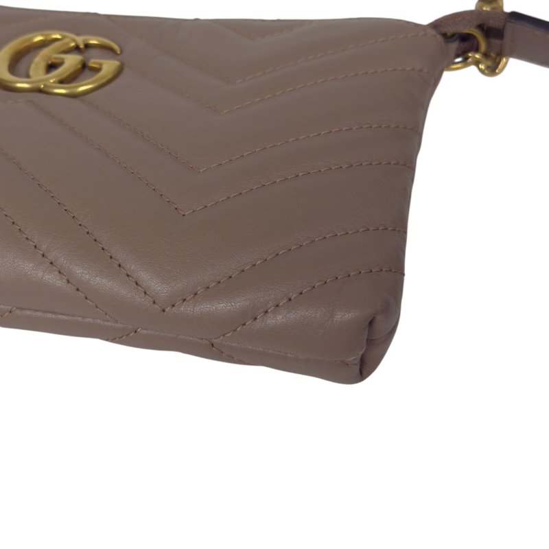 GUCCI GG Marmont 鏈條 斜揹袋-10