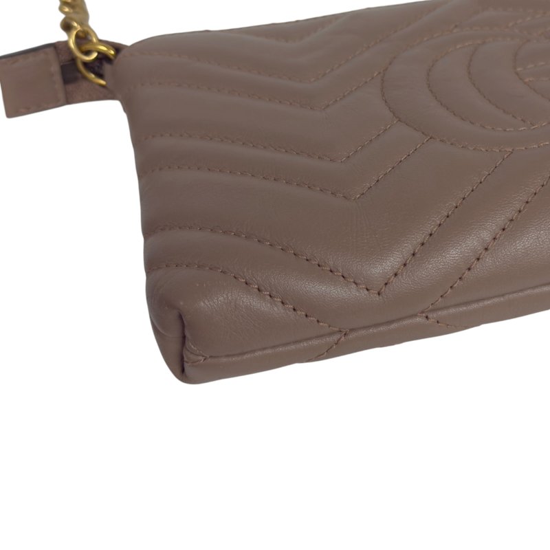 GUCCI GG Marmont 鏈條 斜揹袋-11