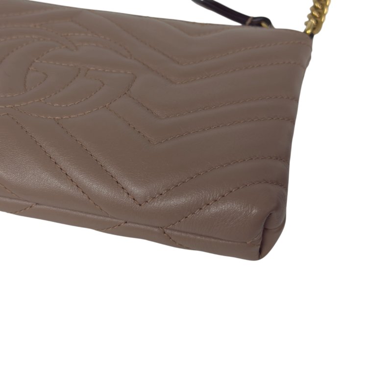 GUCCI GG Marmont 鏈條 斜揹袋-12