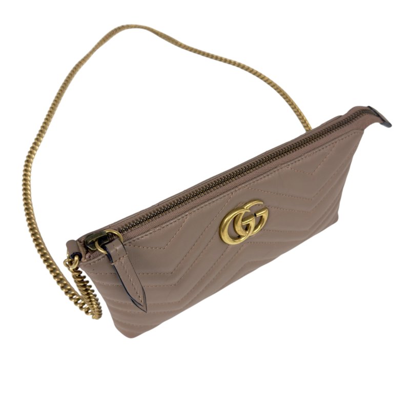 GUCCI GG Marmont 鏈條 斜揹袋-14