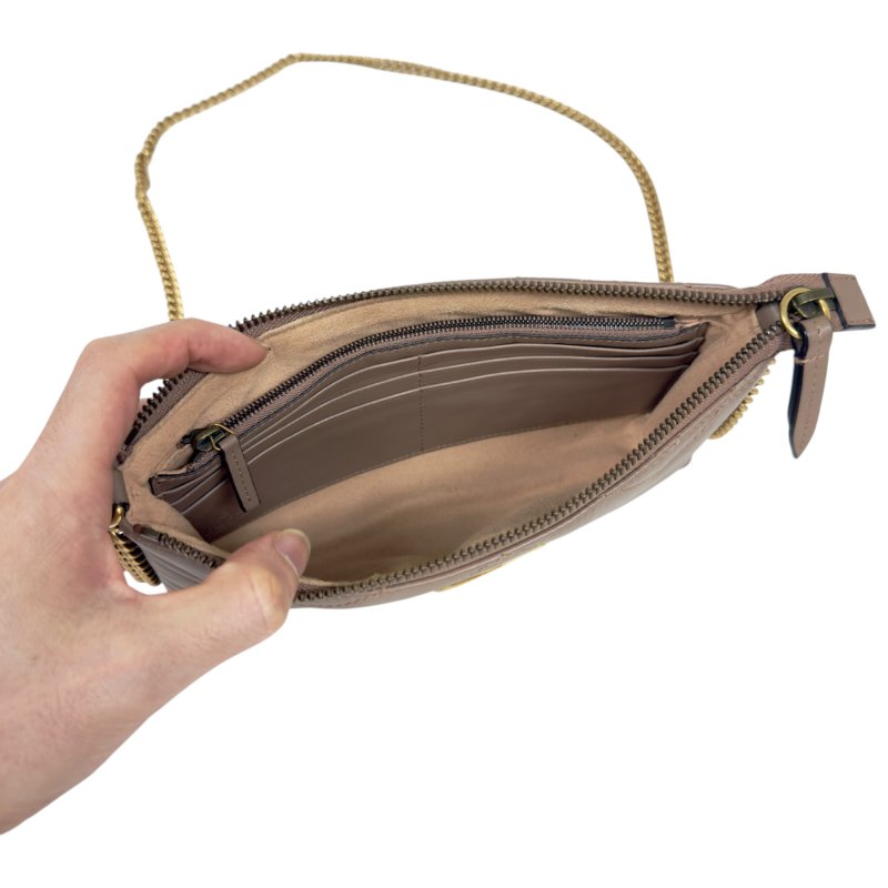 GUCCI GG Marmont 鏈條 斜揹袋-16