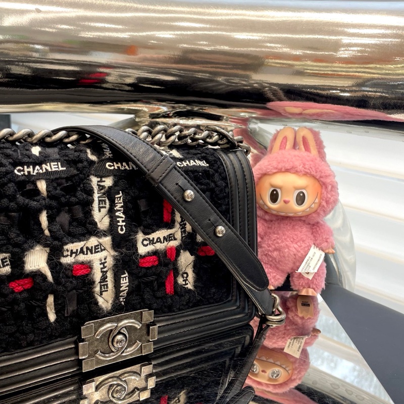 Chanel限量款编织Leboy中号-2