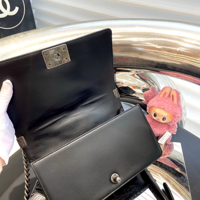 Chanel限量款编织Leboy中号-4